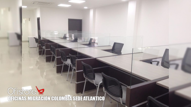 Proyectos Ofistore Proyecto para las Oficina Migración Colombia - sede atlántico  7