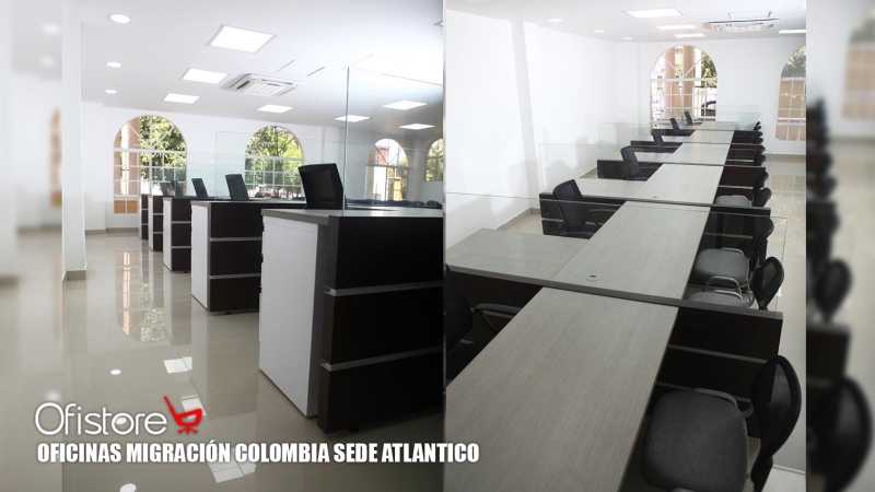 Proyectos Ofistore Proyecto para las Oficina Migración Colombia - sede atlántico  7